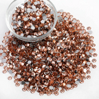 Flatback Rhinestones Bulk, Rhinestones for Nails Crafts Clothes DIY Decoration,Champagne