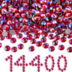 Flatback Rhinestones Bulk, Rhinestones for Nails Crafts Clothes DIY Decoration,HyacinthAB