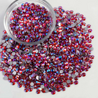 Flatback Rhinestones Bulk, Rhinestones for Nails Crafts Clothes DIY Decoration,HyacinthAB