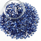 Flatback Rhinestones Bulk, Rhinestones for Nails Crafts Clothes DIY Decoration, Light Blue