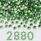 Flatback Rhinestones Bulk, Rhinestones for Nails Crafts Clothes DIY Decoration, Light Green