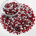 Flatback Rhinestones Bulk, Rhinestones for Nails Crafts Clothes DIY Decoration, Siam
