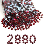 Hotfix Rhinestones Bulk, Hot Fix Rhinestones for Crafts Clothes DIY Decoration, Dark Siam