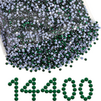 Hotfix Rhinestones Bulk, Hot Fix Rhinestones for Crafts Clothes DIY Decoration, Emerald