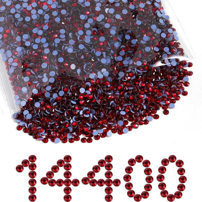 Hotfix Rhinestones Bulk, Hot Fix Rhinestones for Crafts Clothes DIY Decoration, Siam