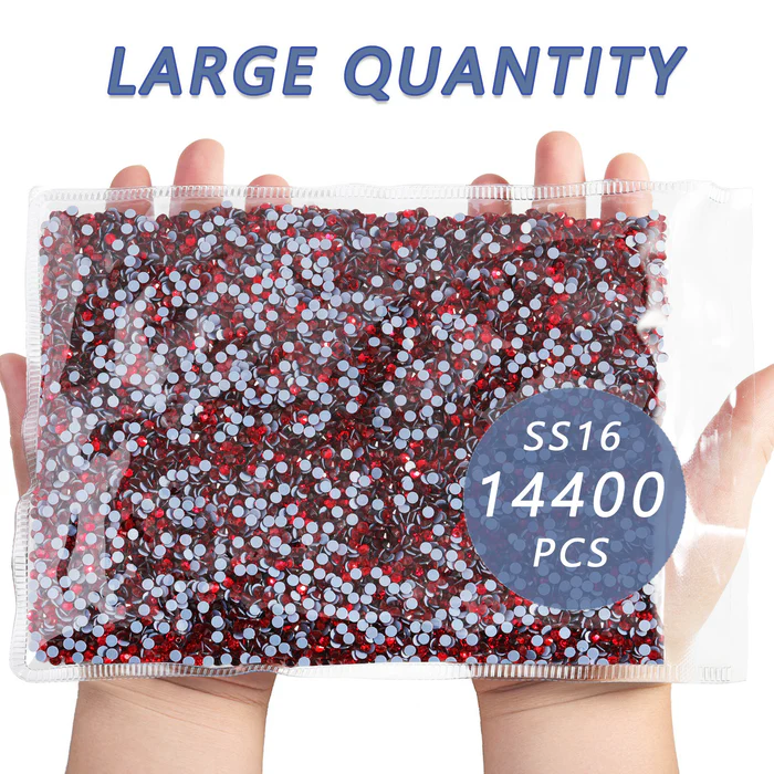 Hotfix Rhinestones Bulk, Hot Fix Rhinestones for Crafts Clothes DIY Decoration, Siam