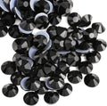 Hotfix Rhinestones, Crystal Rhinestones for Crafts Clothes DIY Decoration-Black