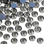Hotfix Rhinestones, Crystal Rhinestones for Crafts Clothes DIY Decoration- Black Diamond