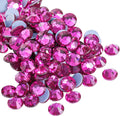 Hotfix Rhinestones, Crystal Rhinestones for Crafts Clothes DIY Decoration-Fuchsia
