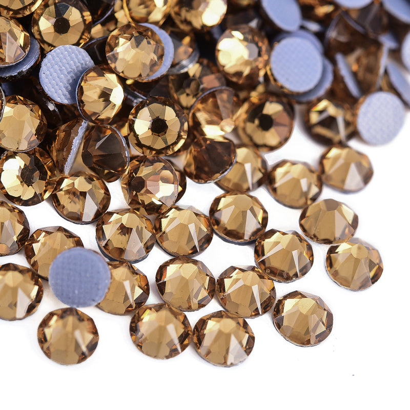 High Quality 2088 Iron on Rhinestones 16 Facets Cuts Hotfix Strass Glass Crystals Rhinestones for Dresses