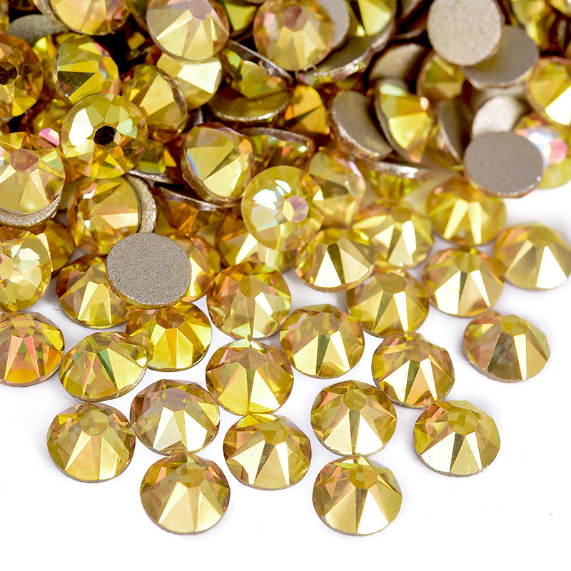 Wholesale 2088 16 Cuts Crystal Non Hot Fix Rhinestones Luxury Bulk Flatback Strass Crystal for Jewelry Decoration