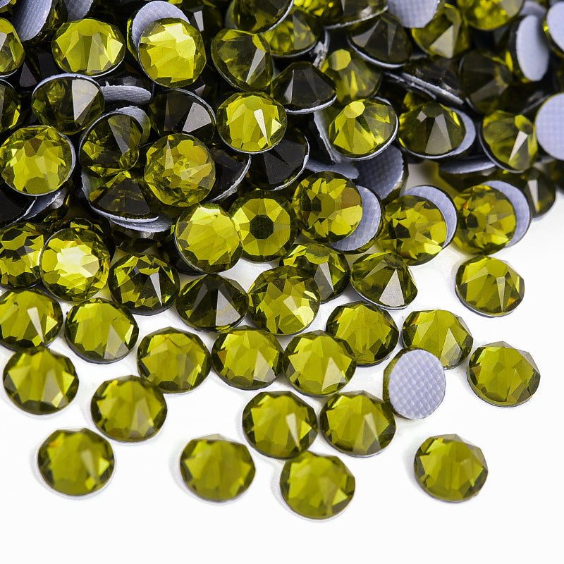 High Quality 2088 Iron on Rhinestones 16 Facets Cuts Hotfix Strass Glass Crystals Rhinestones for Dresses