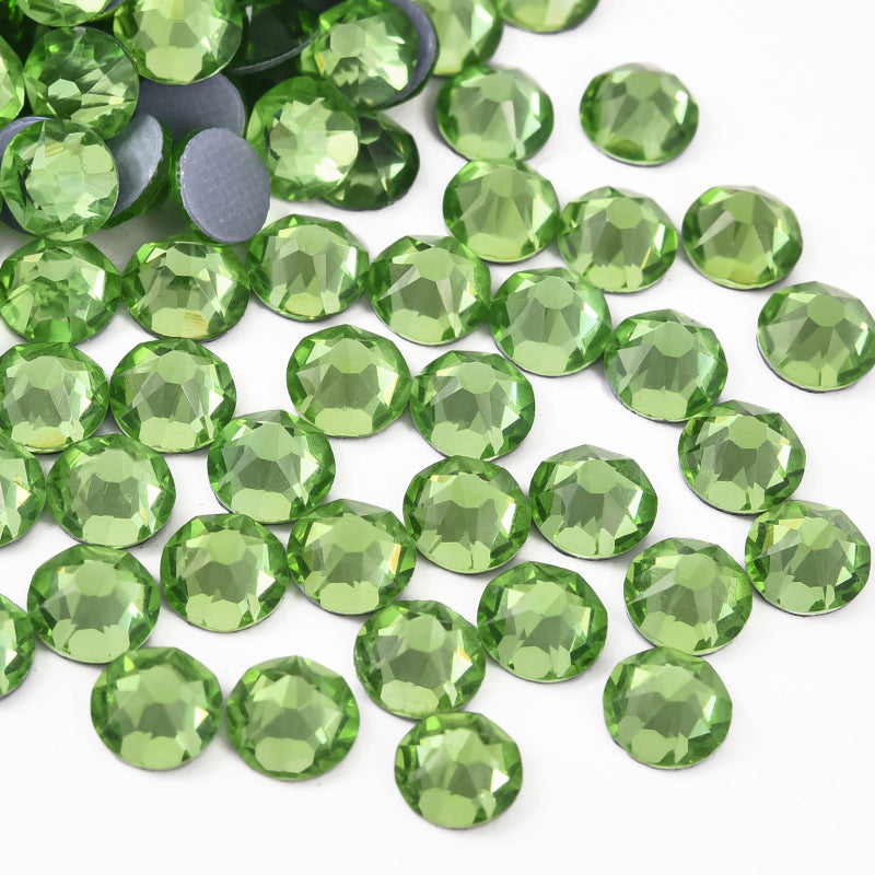 High Quality 2088 Iron on Rhinestones 16 Facets Cuts Hotfix Strass Glass Crystals Rhinestones for Dresses