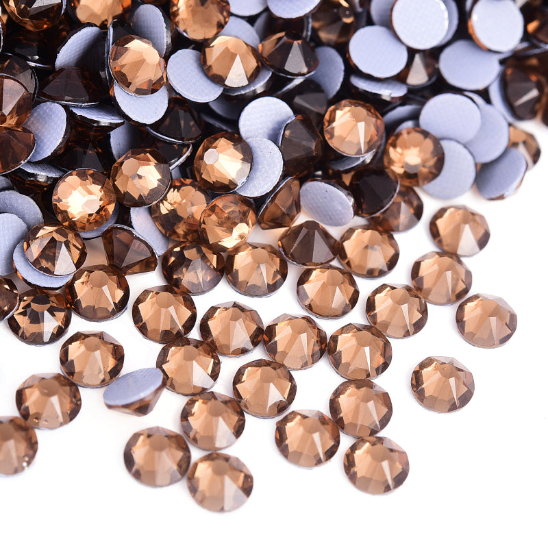 High Quality 2088 Iron on Rhinestones 16 Facets Cuts Hotfix Strass Glass Crystals Rhinestones for Dresses