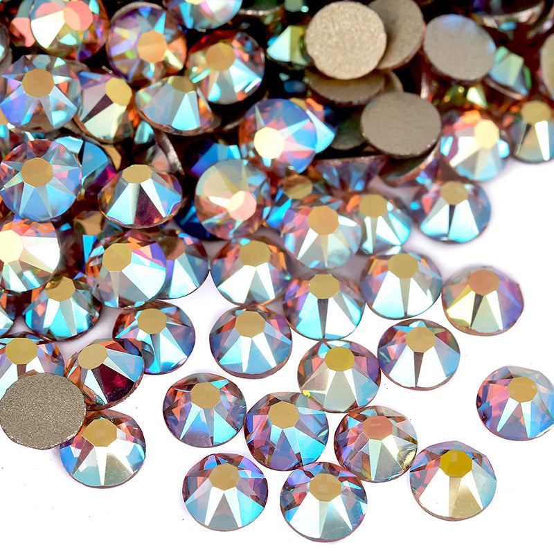 Wholesale 2088 16 Cuts Crystal Non Hot Fix Rhinestones Luxury Bulk Flatback Strass Crystal for Jewelry Decoration