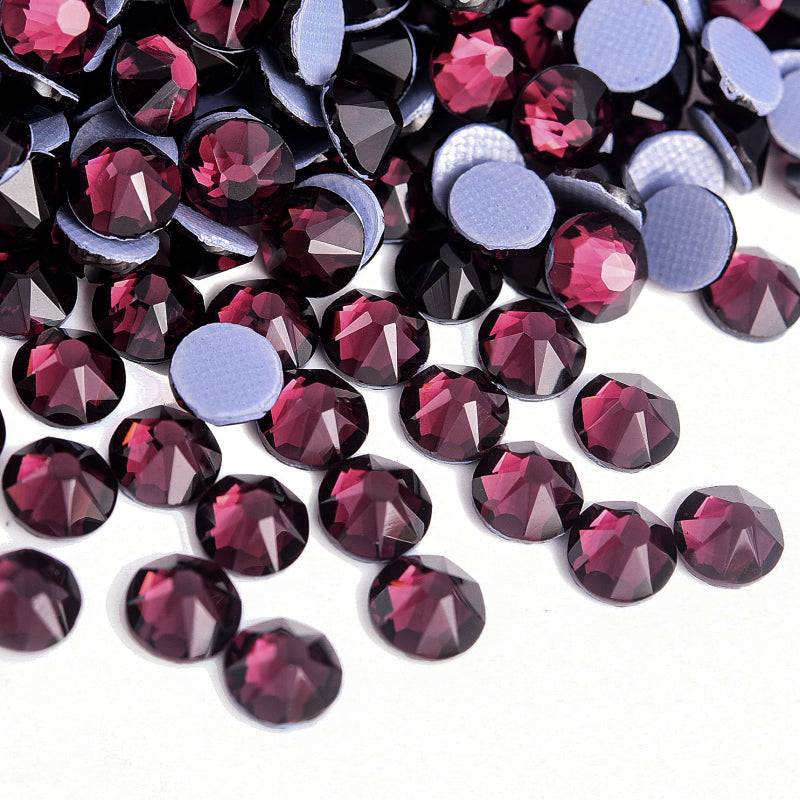 High Quality 2088 Iron on Rhinestones 16 Facets Cuts Hotfix Strass Glass Crystals Rhinestones for Dresses