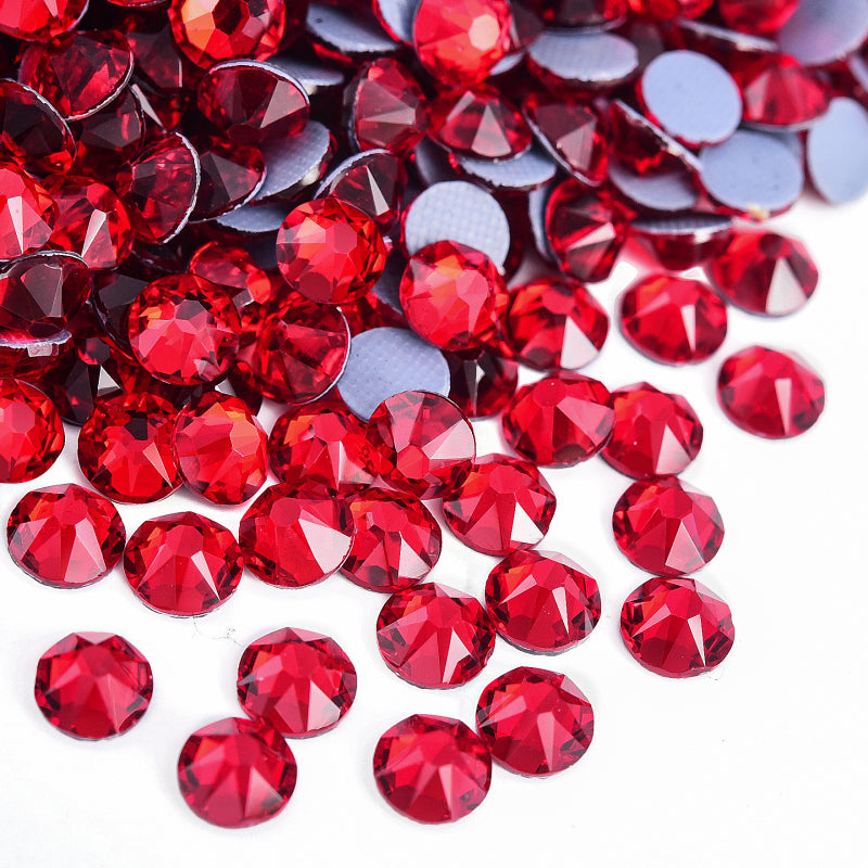 High Quality 2088 Iron on Rhinestones 16 Facets Cuts Hotfix Strass Glass Crystals Rhinestones for Dresses