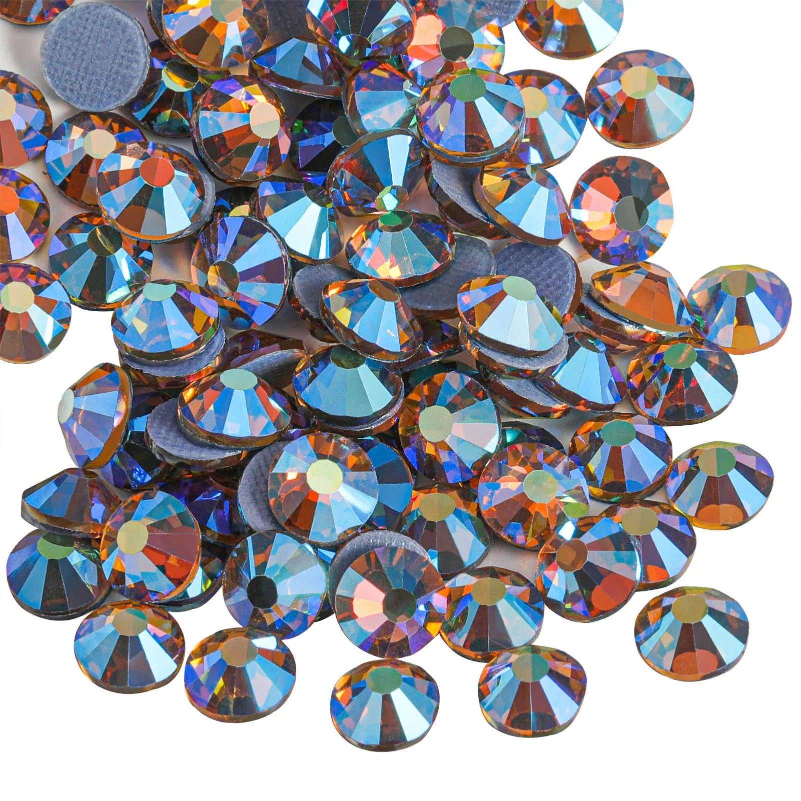 Hotfix Rhinestones, Crystal Rhinestones for Crafts Clothes DIY Decoration- Lt.colorado topaz AB