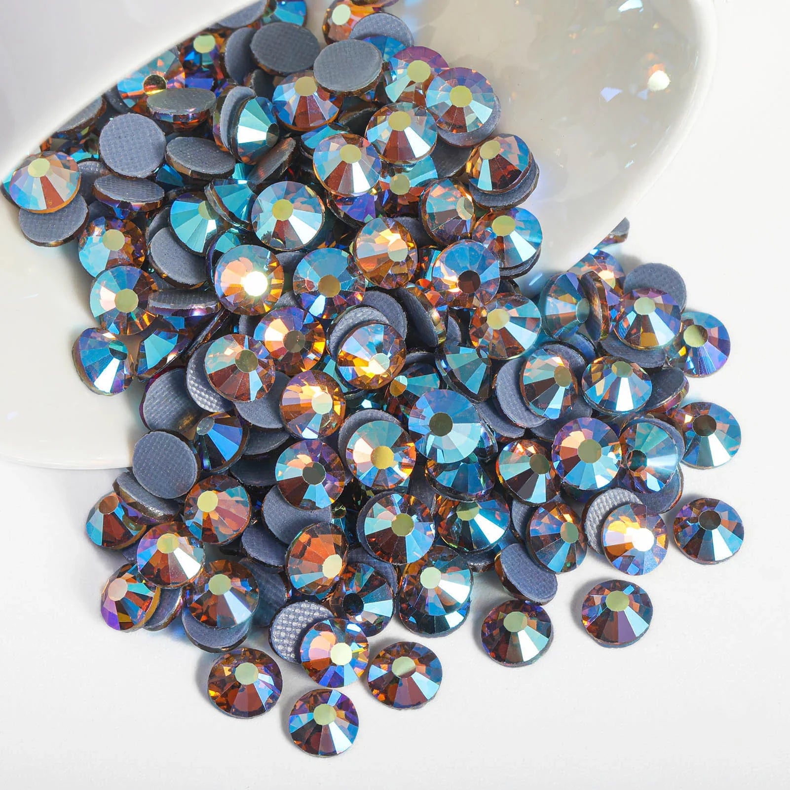 Hotfix Rhinestones, Crystal Rhinestones for Crafts Clothes DIY Decoration- Lt.colorado topaz AB