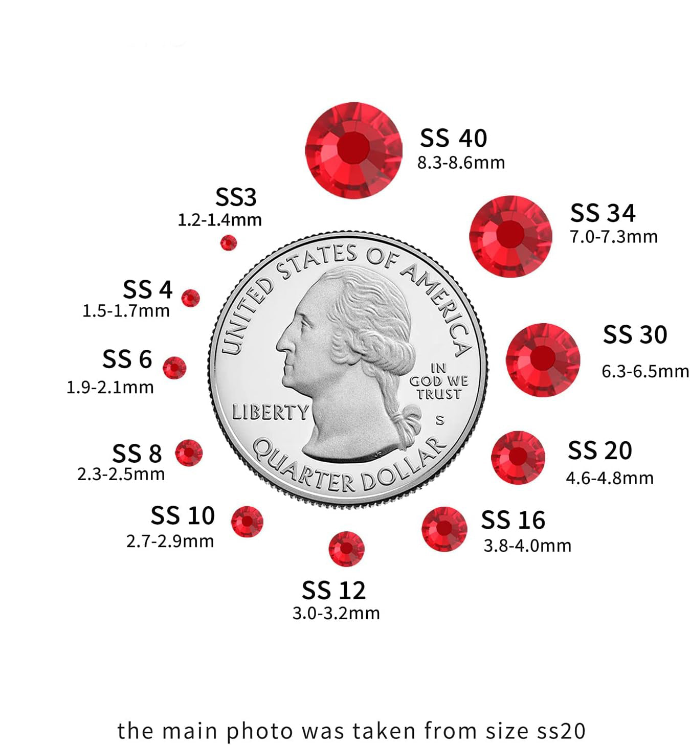 Hotfix Rhinestones, Crystal Rhinestones for Crafts Clothes DIY Decoration-Light Siam