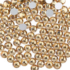Flat Back Crystal Rhinestones Round Gems For Nail Art And Craft Glue Fix - Lt.colorado topaz
