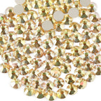 Flat Back Crystal Rhinestones Round Gems For Nail Art And Craft Glue Fix - Metalsunlight