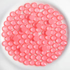 Flat Back Crystal Rhinestones Round Gems For Nail Art And Craft Glue Fix - Mocha Red