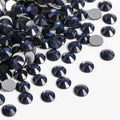 Flat Back Crystal Rhinestones Round Gems For Nail Art And Craft Glue Fix - Montana