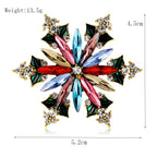 Women's Christmas Brooches Set - New Fashion Santa Tree Reindeer Wreath Snowflake Bell Pins