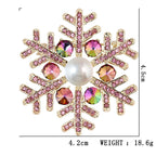 Women's Christmas Brooches Set - New Fashion Santa Tree Reindeer Wreath Snowflake Bell Pins