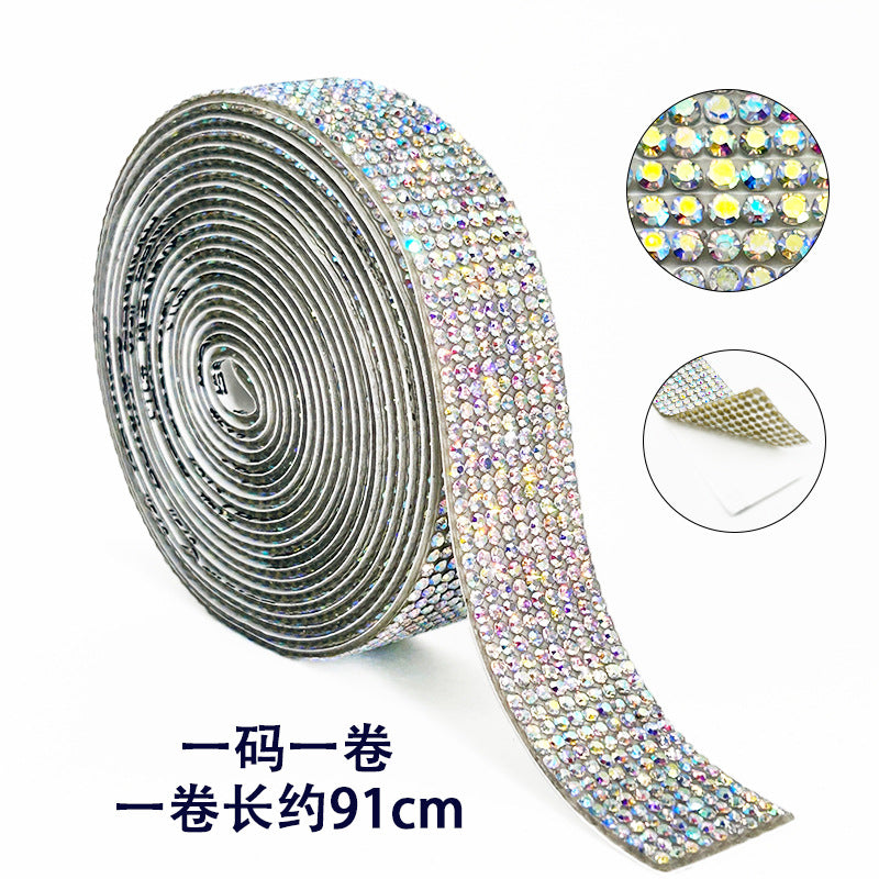 Self Adhesive Rhinestone Strips, Diy Rhinestone Strips, Self-adhesive Rhinestone Stickers, Clothing, Shoes, Hot Stamping, Rhinestone Stickers