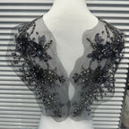 New Arrival Multi-Color Lace Embroidered Sequin Trim - DIY Bridal/Evening/Dance Costume Applique Lace Border