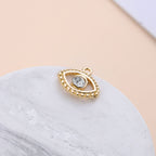 Electroplating Point Diamond Zinc Alloy Small Pendant Diy Jewelry Accessories High-end Bracelet Necklace Earrings Diy Material Pendant