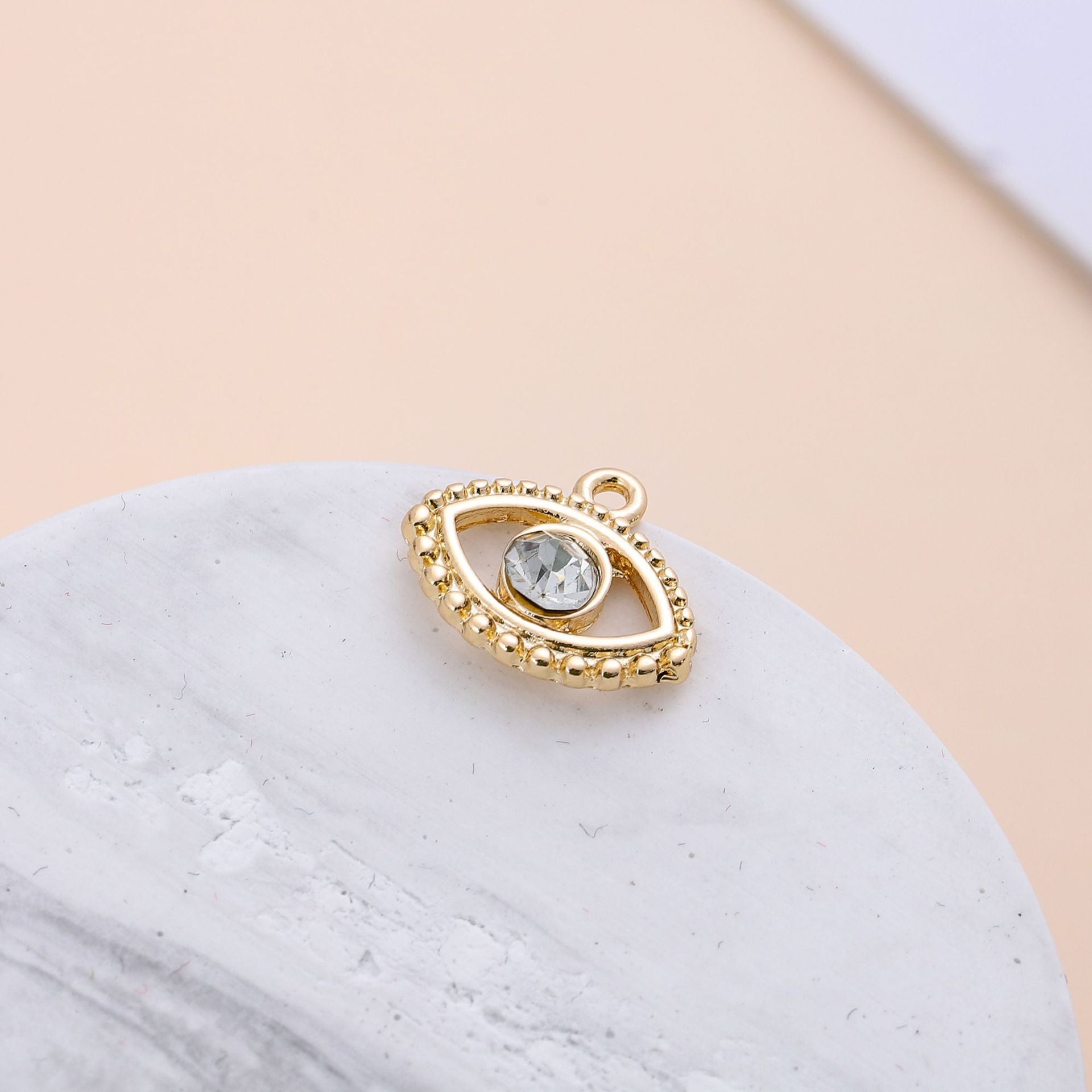 Electroplating Point Diamond Zinc Alloy Small Pendant Diy Jewelry Accessories High-end Bracelet Necklace Earrings Diy Material Pendant