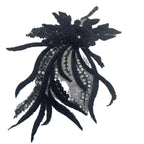 Lace Embroidery with Sequins Trim - Exquisite DIY Accessories for Wedding Dresses, Evening Gowns & Cheongsams