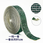 Self Adhesive Rhinestone Strips, Diy Rhinestone Strips, Self-adhesive Rhinestone Stickers, Clothing, Shoes, Hot Stamping, Rhinestone Stickers