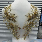 New Arrival Multi-Color Lace Embroidered Sequin Trim - DIY Bridal/Evening/Dance Costume Applique Lace Border