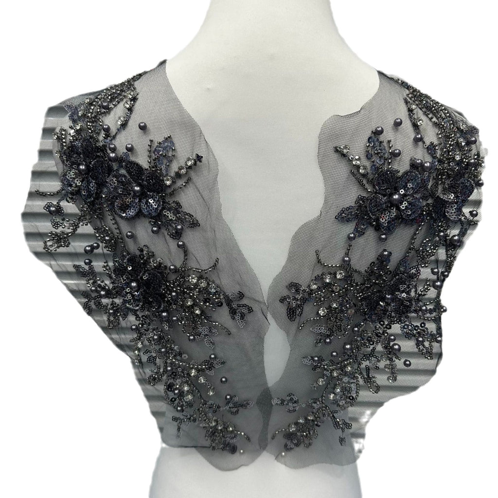 New Arrival Multi-Color Lace Embroidered Sequin Trim - DIY Bridal/Evening/Dance Costume Applique Lace Border