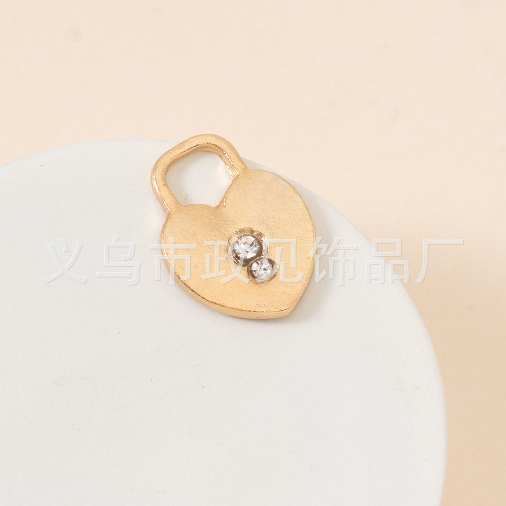 Electroplating Point Diamond Zinc Alloy Small Pendant Diy Jewelry Accessories High-end Bracelet Necklace Earrings Diy Material Pendant