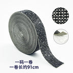 Self Adhesive Rhinestone Strips, Diy Rhinestone Strips, Self-adhesive Rhinestone Stickers, Clothing, Shoes, Hot Stamping, Rhinestone Stickers