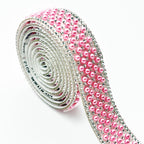 Pearl Rhinestone Strip, Self-adhesive Rhinestone Strip, Diy Jewelry Accessory, Shoe And Bag Decoration, Clothing Rhinestone Patch