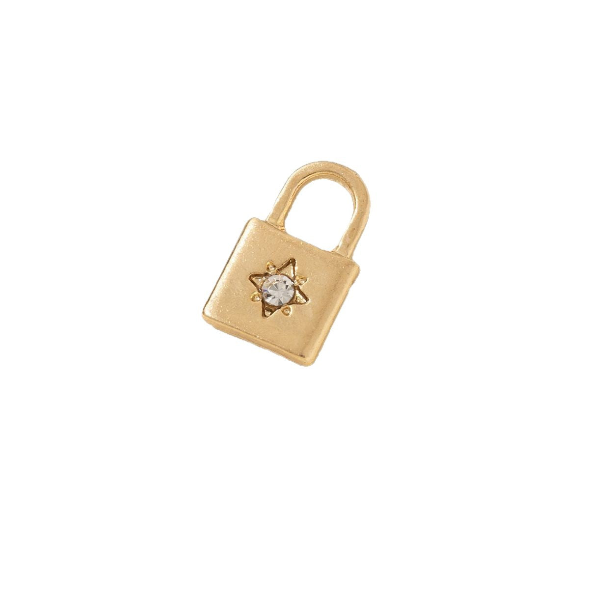 Diamond Studded Lock Pendant, Heart-shaped Lock, Fake Lock Bracelet, Earring Material, Luggage, Clothing Decoration, Diy Alloy Jewelry Accessories