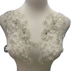 Multi-Color Large Floral Lace Applique - Hand-Sew DIY Embroidery Trim