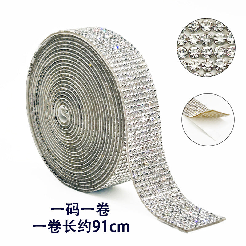 Self Adhesive Rhinestone Strips, Diy Rhinestone Strips, Self-adhesive Rhinestone Stickers, Clothing, Shoes, Hot Stamping, Rhinestone Stickers