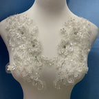 Multi-Color Large Floral Lace Applique - Hand-Sew DIY Embroidery Trim