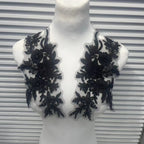 Multicolor Lace Embroidery Sequins Trim - DIY Accessories for Wedding Dresses, Evening Gowns & Dance Performance Costumes