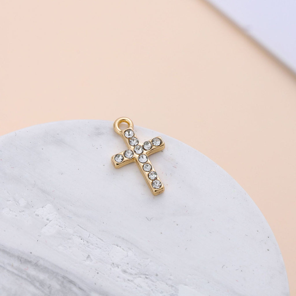Electroplating Point Diamond Zinc Alloy Small Pendant Diy Jewelry Accessories High-end Bracelet Necklace Earrings Diy Material Pendant