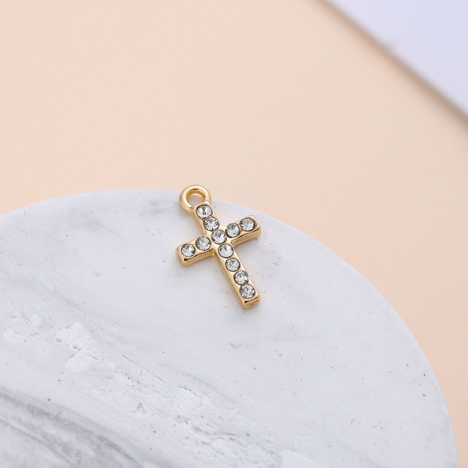 Electroplating Point Diamond Zinc Alloy Small Pendant Diy Jewelry Accessories High-end Bracelet Necklace Earrings Diy Material Pendant