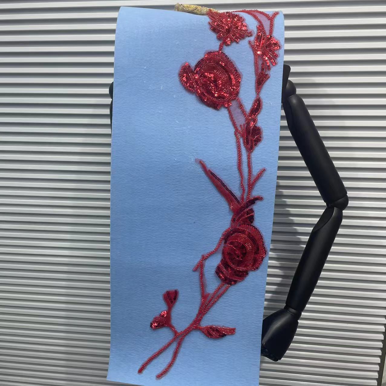 Women's Black Strapless Bodycon Bandage Dress – Sleeveless, Stretch Fit with Hot-Fix Rhinestone Floral Embellishment, Sexy & Elegant for Evening & Party Wear