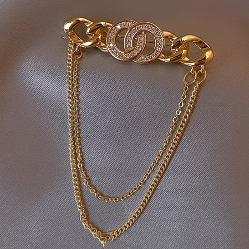 Elegant Anti-slip Brooch Pin – Minimalist Luxury Chest Clip For Women, Discreet Wardrobe Security Pin, Small Chic Decorative Brooch To Prevent Gaping, Premium Quality & Unique Design